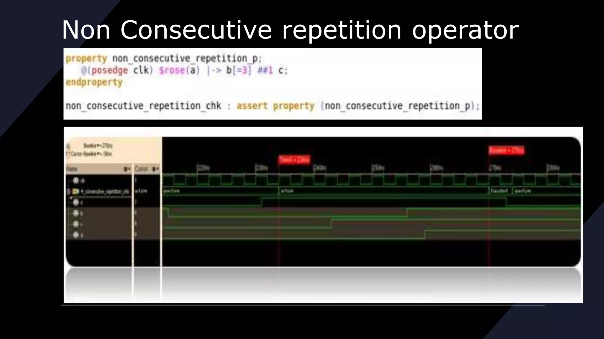 Non Consecutive repetition operator
 