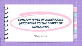 Assertus Example ASSERTION ENGLISH SUBJECT FOR GRADE 10 STUDENTS | PDF