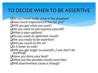 Assertiveness | PPTX