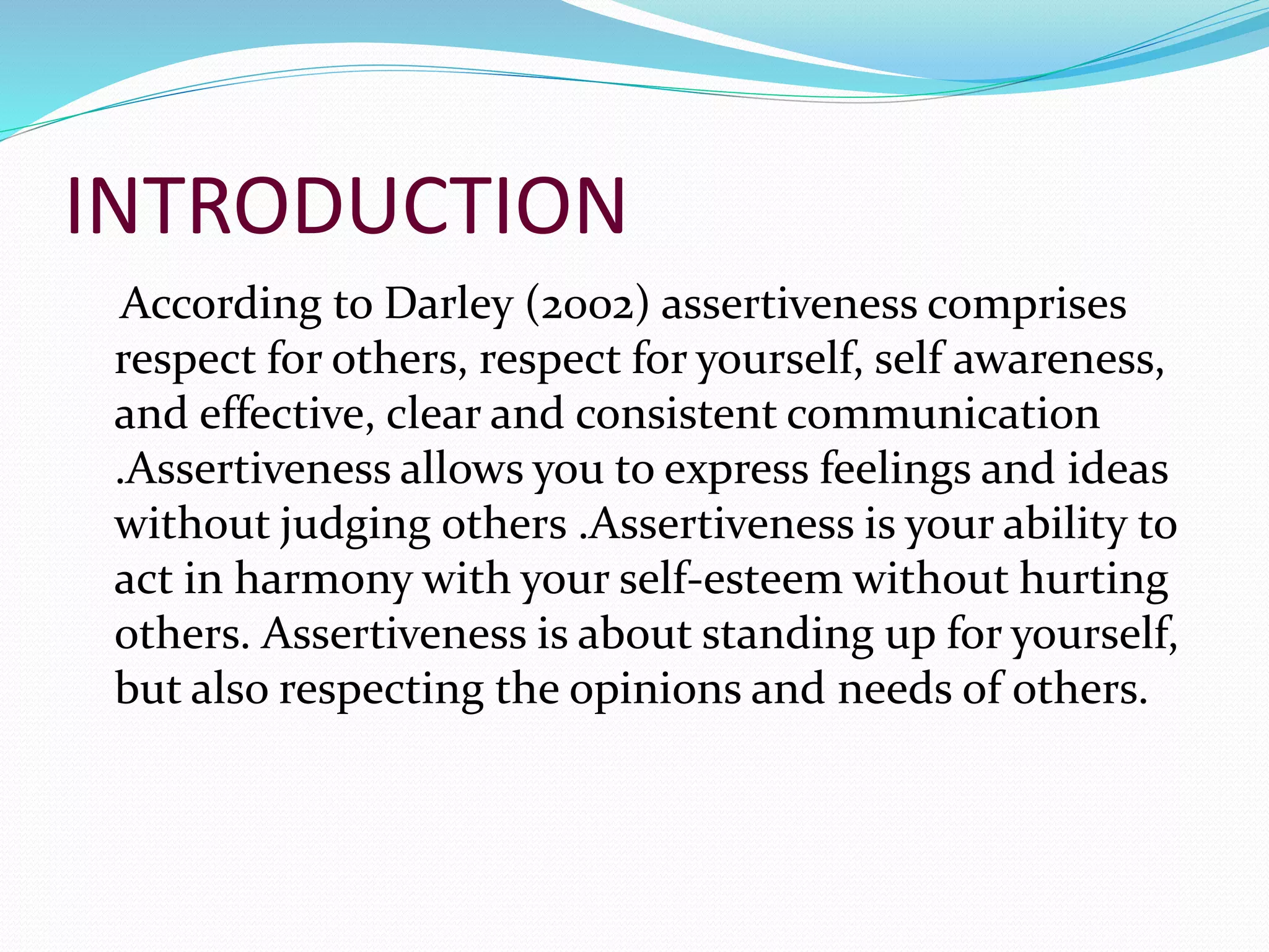 Assertiveness | PPTX
