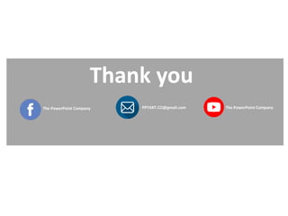 Thank you
The PowerPoint Company The PowerPoint CompanyPPTART.CO@gmail.com
 