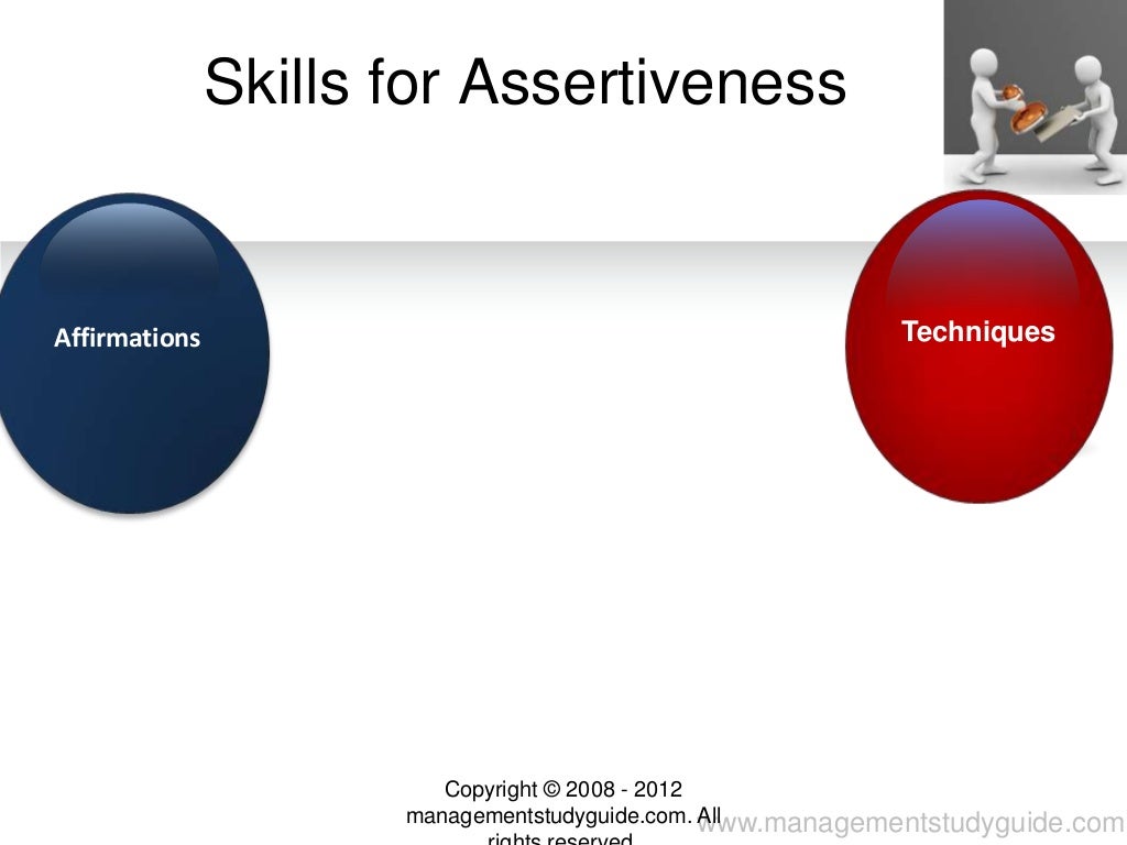 Assertiveness skills