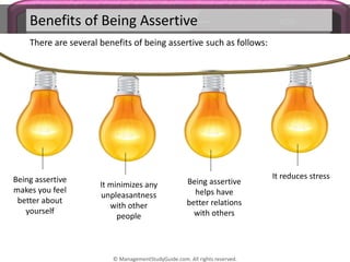 Assertiveness skills-basics