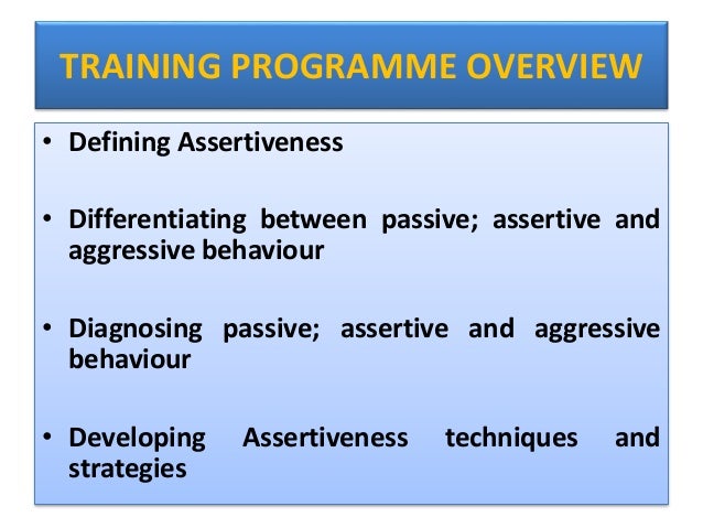 assertiveness skills