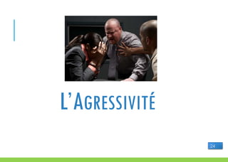 L’AGRESSIVITÉ
24
 