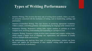 Comprehensive Guide to Assessing Writing Skills in Education | PPTX
