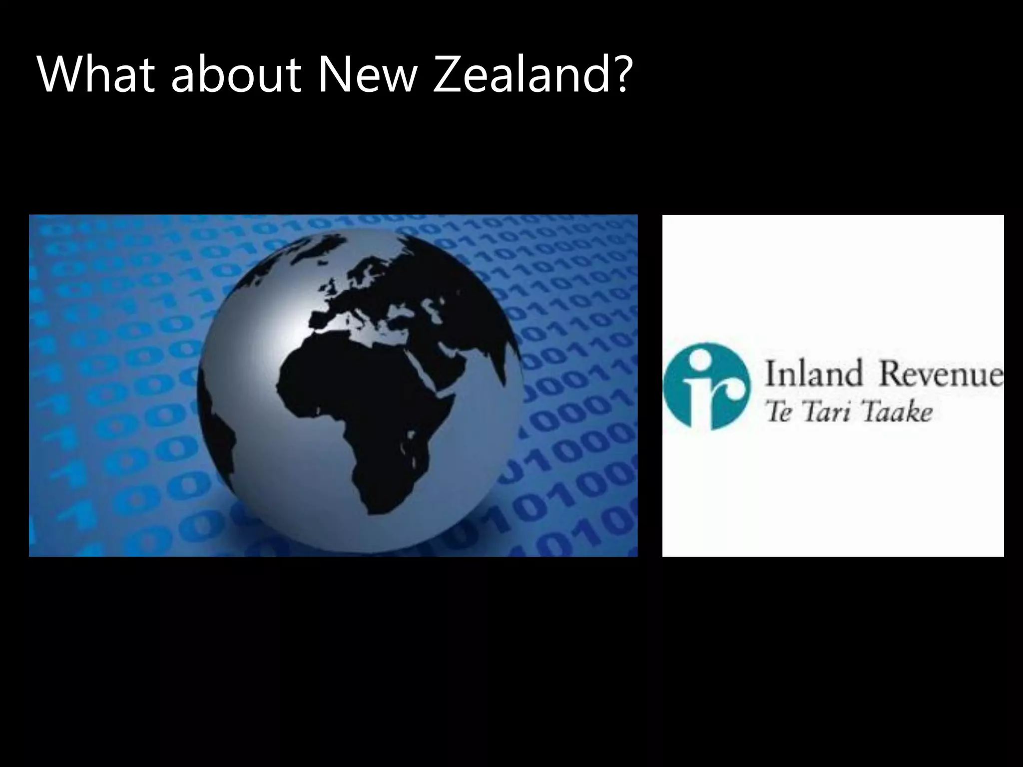 What about New Zealand?
 