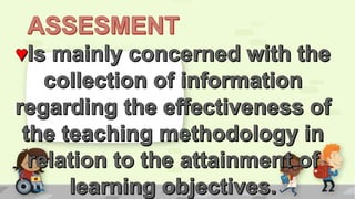 Assesment and evaluation in science presentation