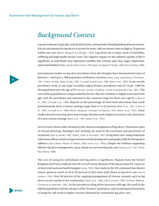 Assesment and management of venous leg ulcers | PDF