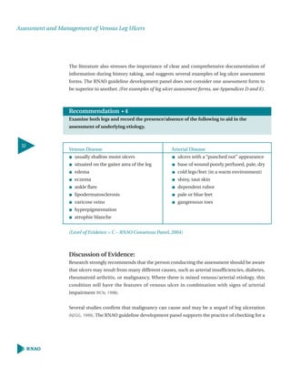 Assesment and management of venous leg ulcers | PDF