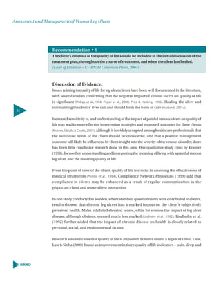 Assesment and management of venous leg ulcers | PDF