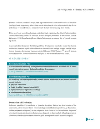 Assesment and management of venous leg ulcers | PDF