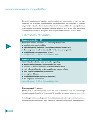 Assesment and management of venous leg ulcers | PDF