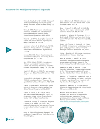 Assesment and management of venous leg ulcers | PDF