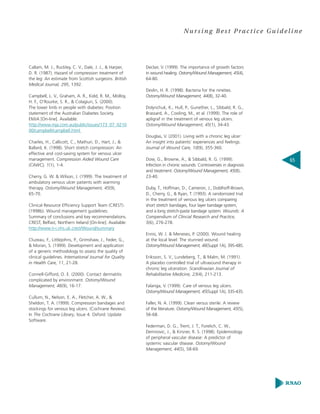 Assesment and management of venous leg ulcers | PDF