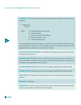 Assesment and management of venous leg ulcers | PDF