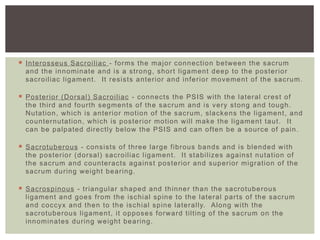 Comprehensive Assessment and Anatomy of the Pelvis and Sacroiliac Joint ...