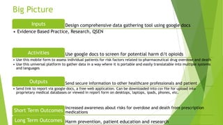Assess, inform, educate