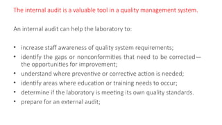 Lab Auditors Comprehensive Guide to Internal Audits in Laboratory Quality Management ...