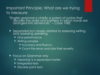 Syntax Accurancy Assessing-Grammar-ppt-3 grammar rules.ppt
