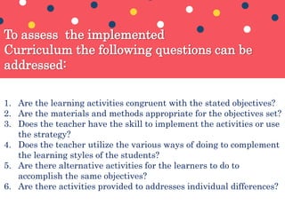curriculum development | PPTX