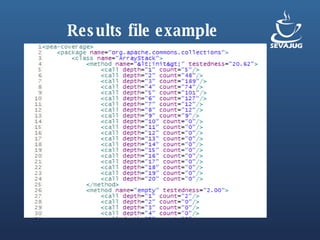 Results file example 