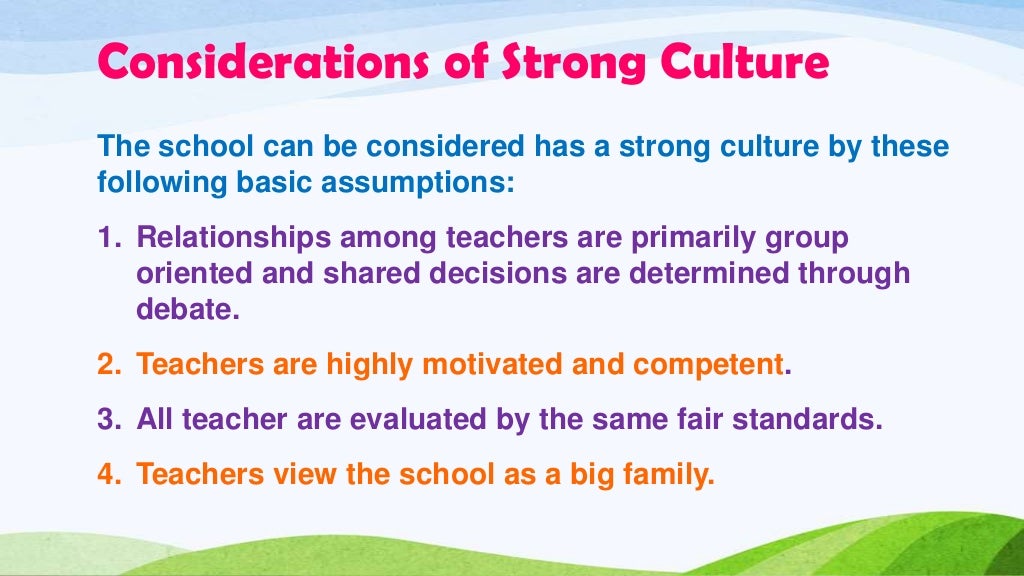 Assessing and changing school culture and climate