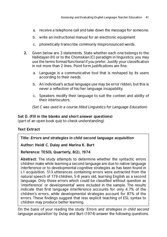 assessing and evaluating