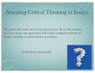 Assessing Critical Thinking | PDF