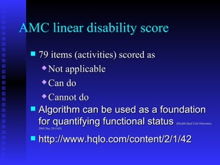 Assessing Disability | PPT