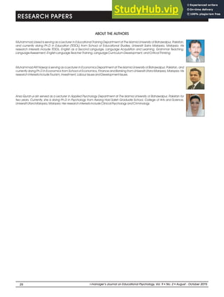 ASSESSING POSTGRADUATE STUDENTS CRITICAL THINKING ABILITY | PDF