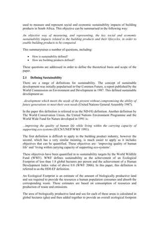Assessing social and economic impacts of building materials | PDF