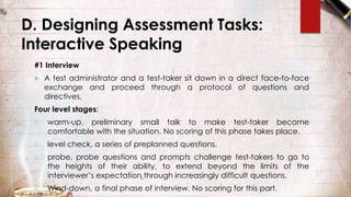 Assessing Speaking