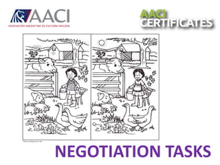 NEGOTIATION TASKS
 