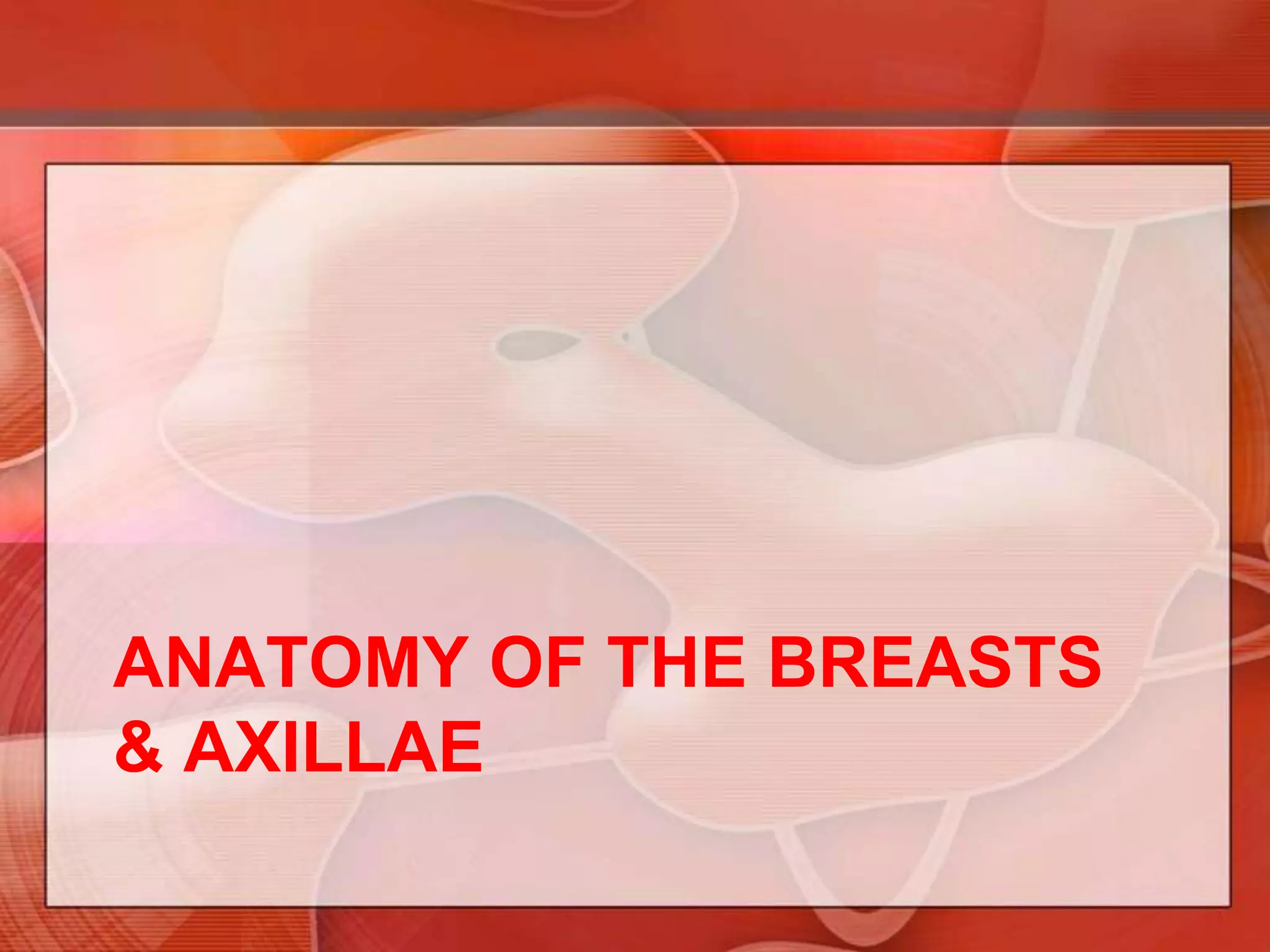 Discuss and demonstrate the procedure on assessing the breasts & axillae examination.