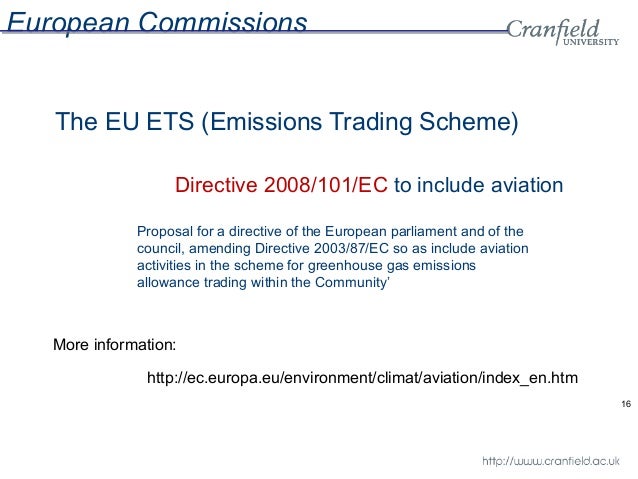 Eu emissions trading system airlines