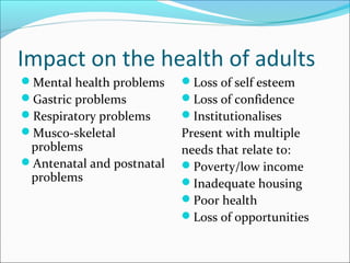 Assessing the health needs of homeless families | PPT