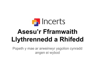 Asesu’r Fframwaith
Llythrennedd a Rhifedd
Popeth y mae ar arweinwyr ysgolion cynradd
angen ei wybod
 