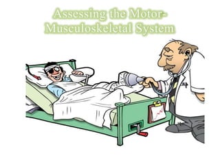Assessing the Motor-
Musculoskeletal System
 