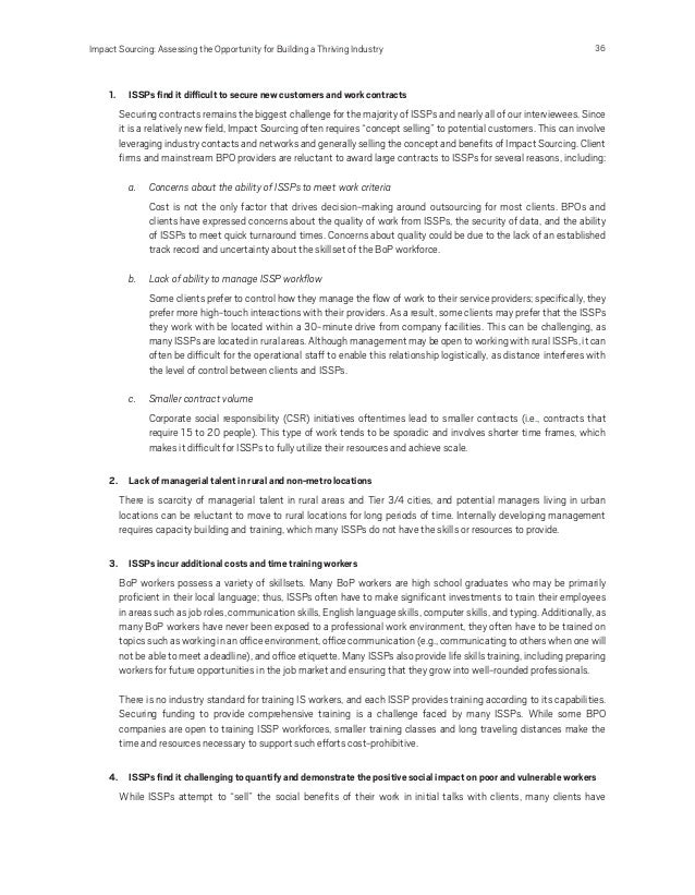 Catcher In The Rye Essay Thesis Thriving Industry High School Senior Essay also First Day Of High School Essay Impact Sourcing Assessing The Opportunity For Building A Thriving In Essays On Health Care