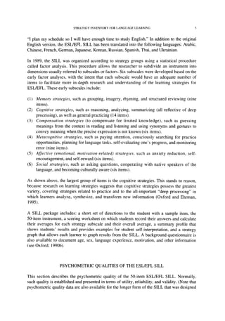 Assessing the use of language learning strategies worldwide with the ...