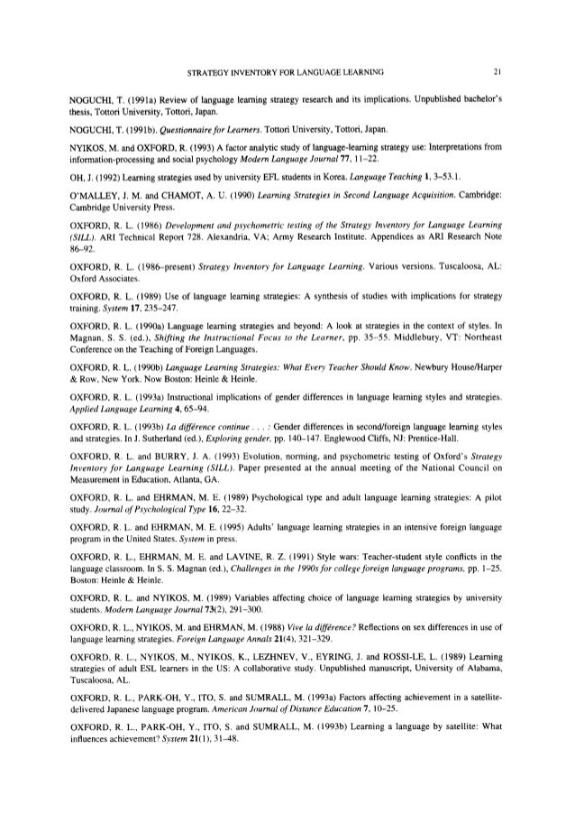 Language learning essay