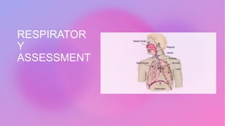 RESPIRATOR
Y
ASSESSMENT
 