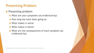 Assessment of Addiction and Mental Health Issues | PPTX
