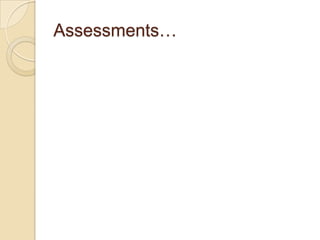 Use data from Pre Assessments to plan for the next steps in learning.Pre Assessment: Placemat Activity…