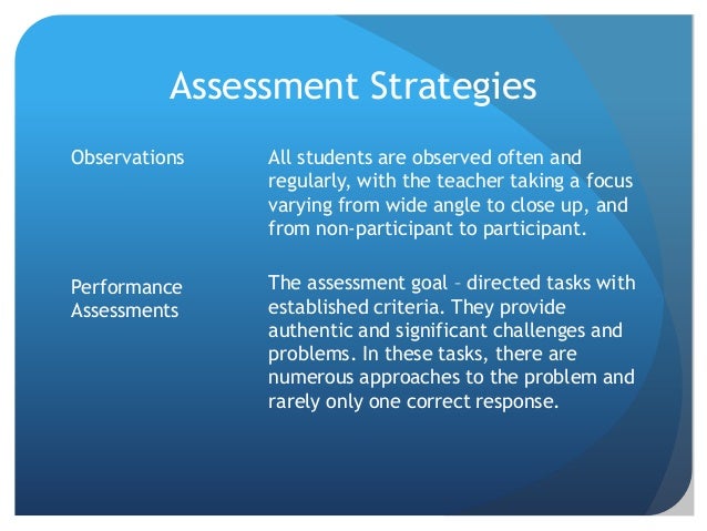 Assessment