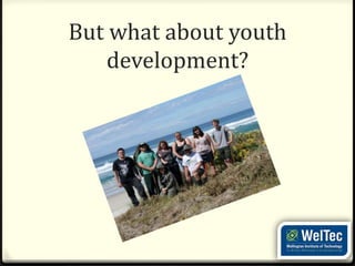 PYD Initiatives
0 Need to be intentional
  0 Have a strong development focus and/or
  0 Transformative element
0 Need to c...