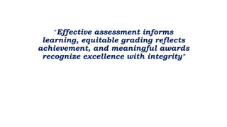 Comprehensive Overview of Revised K to 12 Assessment, Grading, and ...