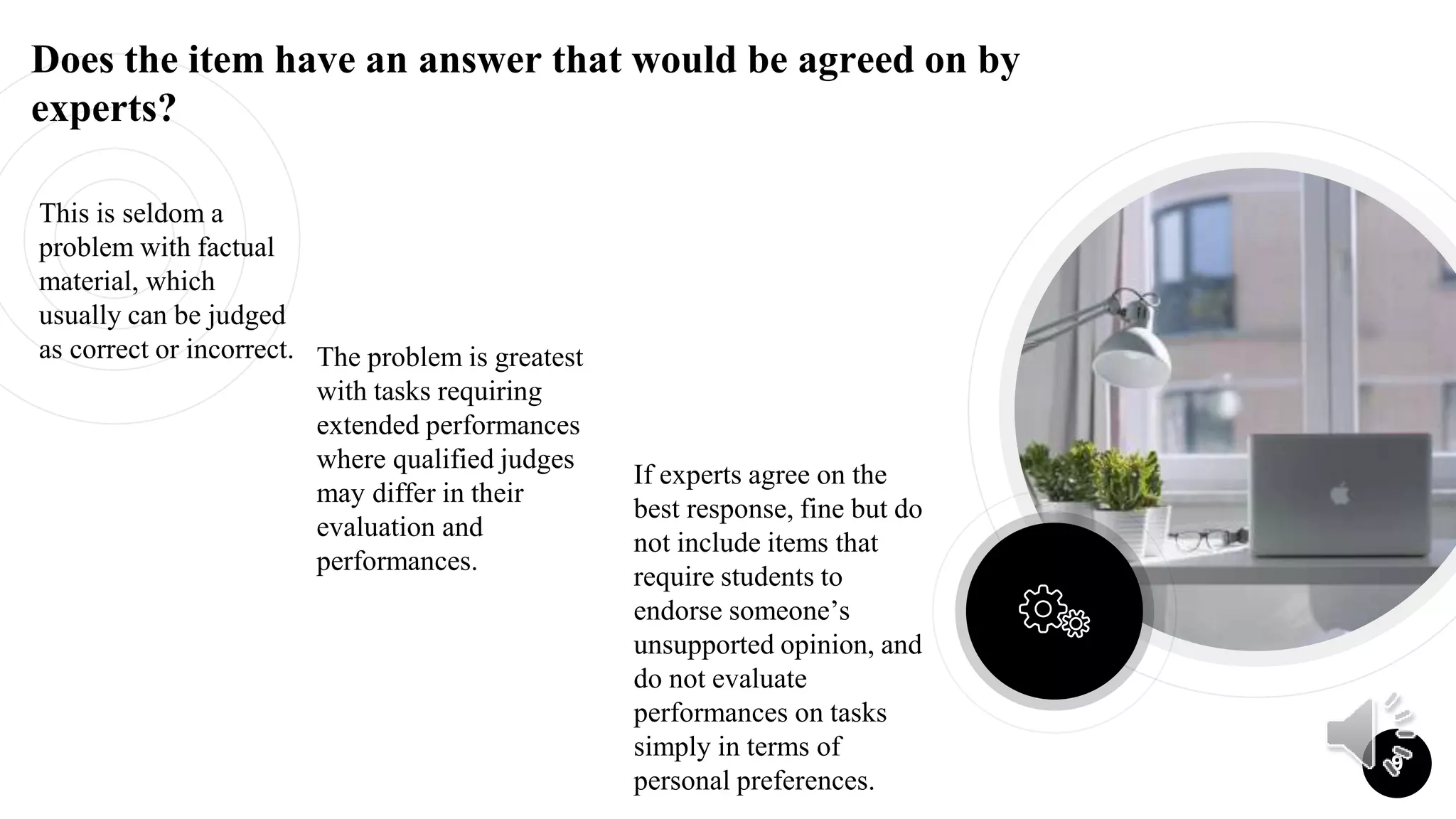 assembling adminsitering and marking the test PPTX
