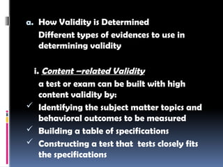Highly Valid The principle of high Quality Assessment | PPTX